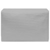SoliVisk Waffle Weave Cosmetic Bags, Large (Gray)