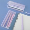 Dimeho 6 Inch Plastic Storage Boxes, 3 Pcs Rectangular Small