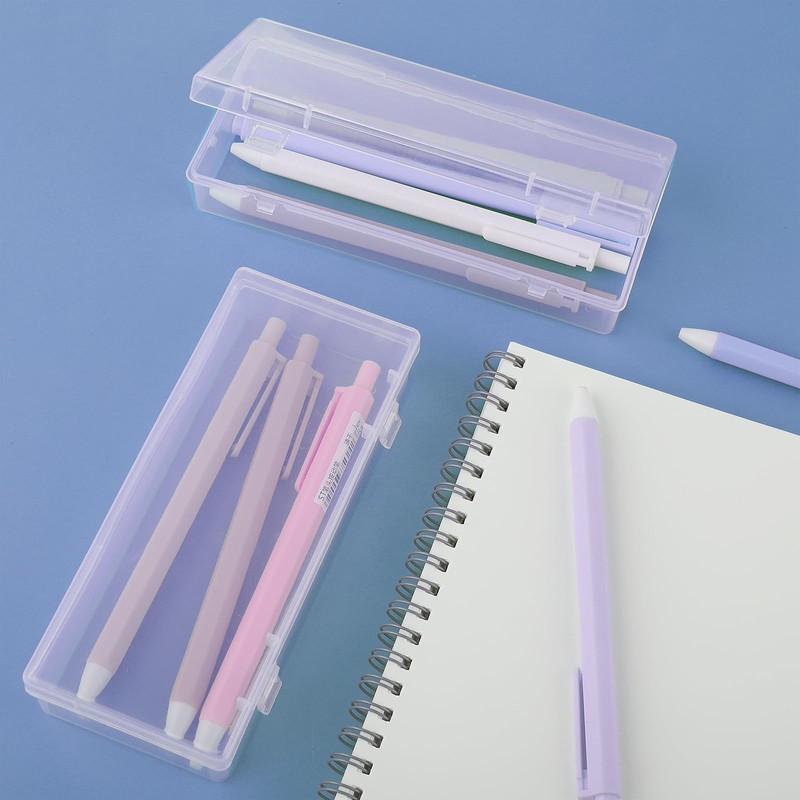 Dimeho 6 Inch Plastic Storage Boxes, 3 Pcs Rectangular Small