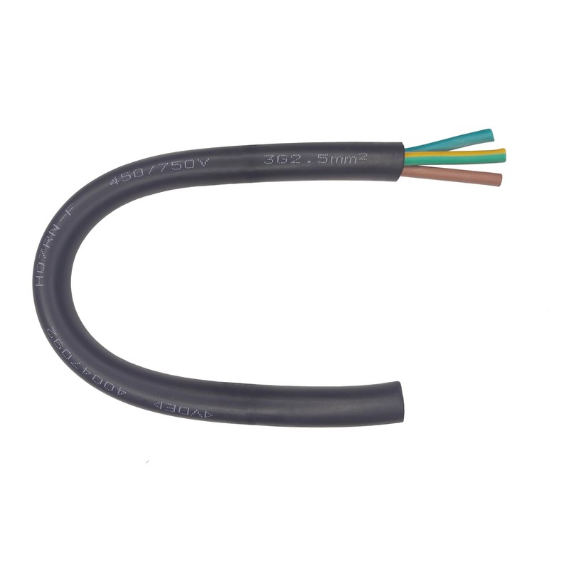 Heavy Duty Flexible Rubber Power Cable, 3 Core, 1.5mm² /