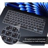 Arabic Keyboard Cover Skin for Apple 2026 2025 2024 2023