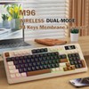 ZIYOU LANG Wireless Gaming Display Screen & Knob Keyboard, Silent