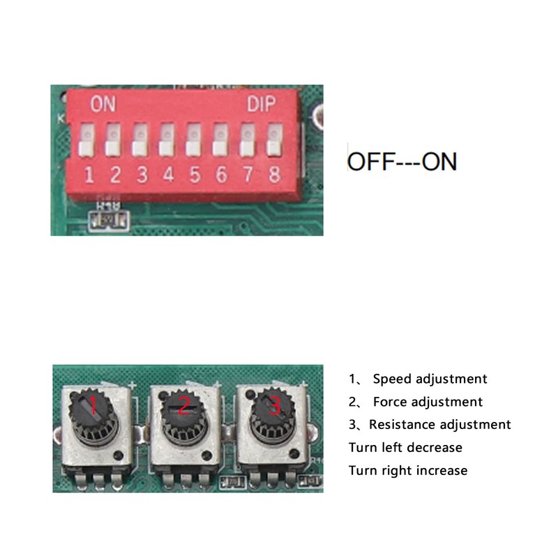 Sliding Gate Circuit Board with LED Indicators Slow Speed Sensitive