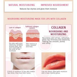 Felico Lip Mask, 30PCS Collagen Crystal Pink Care Gel Pads, Moisturizing Anti-Wrinkle Anti-Aging Firm Hydrate Lips, Remove Dead Skin Fine Lines Moisture Essence Make Your Dry Lip Attractive Sexy