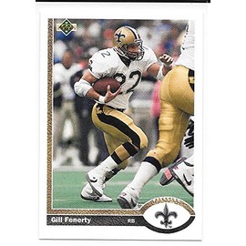 Gill Fenerty 1991 Upper Deck New Orleans Saints Card #671