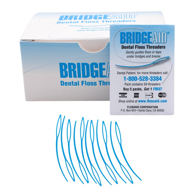 Floss Aid TDPS Bridge Aid Dental Floss Threader (Pack of