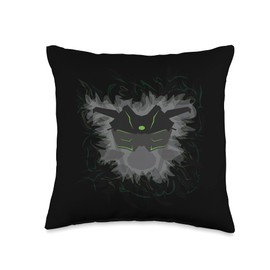 Motorcycle, Kawa, 380 kmh, 310 ps, 400kmh Kawa H2R-Mask Throw Pillow, 16x16, Multicolor