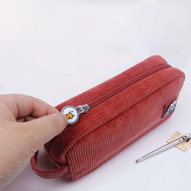Easmet Standing Horizontal / Large Capacity / Elementary School / Middle School / Adult Standing Pen Case / Pencil Case / Handle / Cute Elementary School / Middle School / Adult Makeup Pouch / Pen Pouch / Multifunctional Storage Pouch for Students/Office
