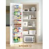 Delamu Adjustable Over the Door Pantry Organizer, 9-Tier Metal Pantry