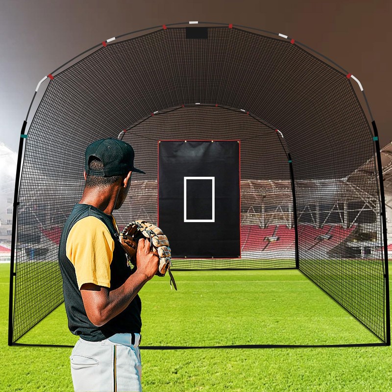 PGL Baseball Batting Cage,Heavy Duty Baseball Training Cage,Portable Batting Cage,