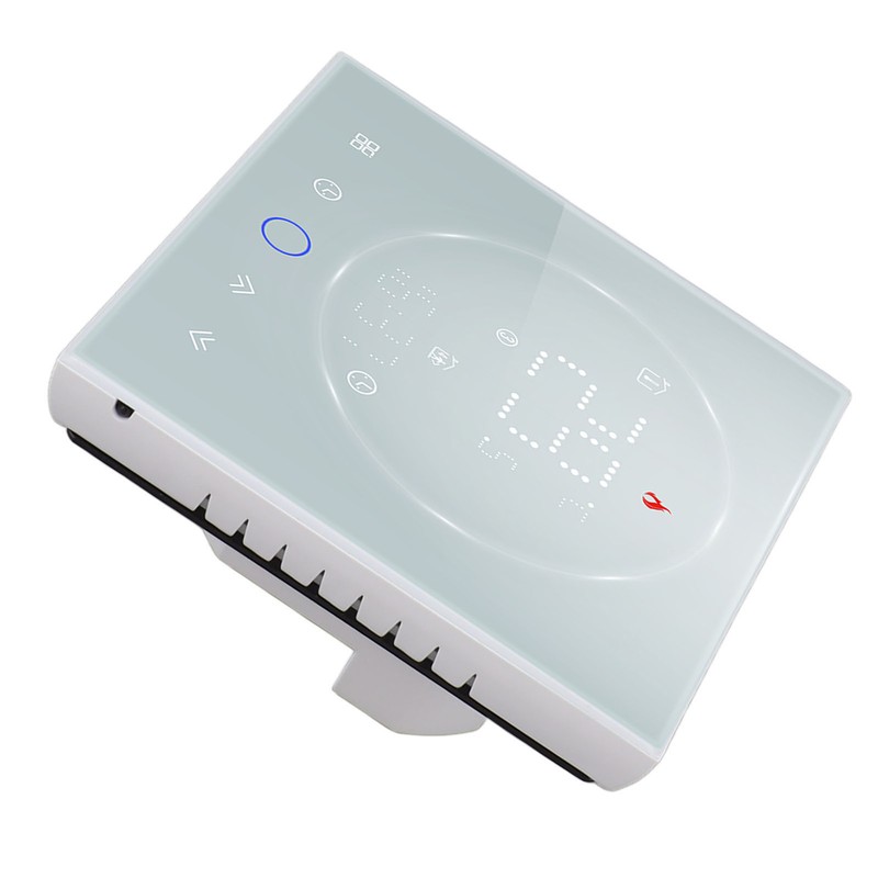 Smart Thermostat LED Screen Water Heating Control 13mm Recessed Wireless