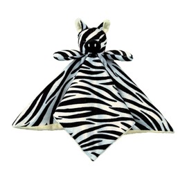 Doindute Baby Zebra Soft Stuffed Animal Security Blanket, Plush Zebra Character Lovey Blanket, Baby Shower/Nursery Gift, Newborn Infant Toddler Snuggle Blankie for Boys Girls, 13 Inches