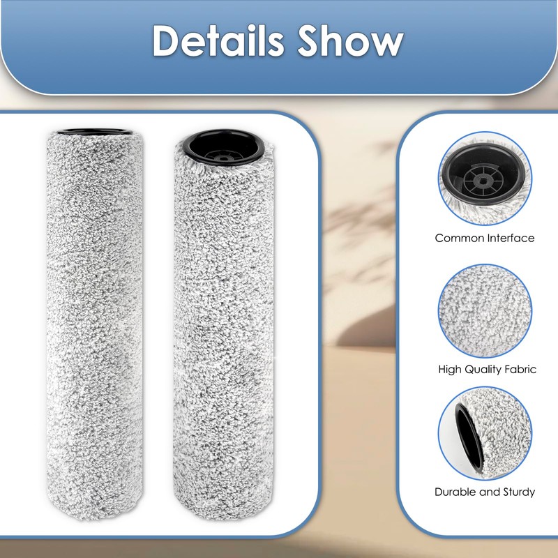 【Version 2, Detachable】(2 Pack) Floor One S9 Artist Pro Replacement