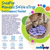 SodaPup Mandala Softie eTray –Durable Enrichment Feeder Made in USA