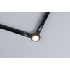 Paulmann 96997 URail L-connector illuminated 141x141mm 5,3W black matt rail