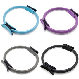 Pilates Ring Yoga Equipment Balance Ring Black 2ea
