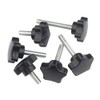 Oneyijun 4 Pcs M8 x 60mm Star Clamping Knob Grip