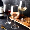 HAKEEMI Wine Glasses Set of 6, 12 oz Red &