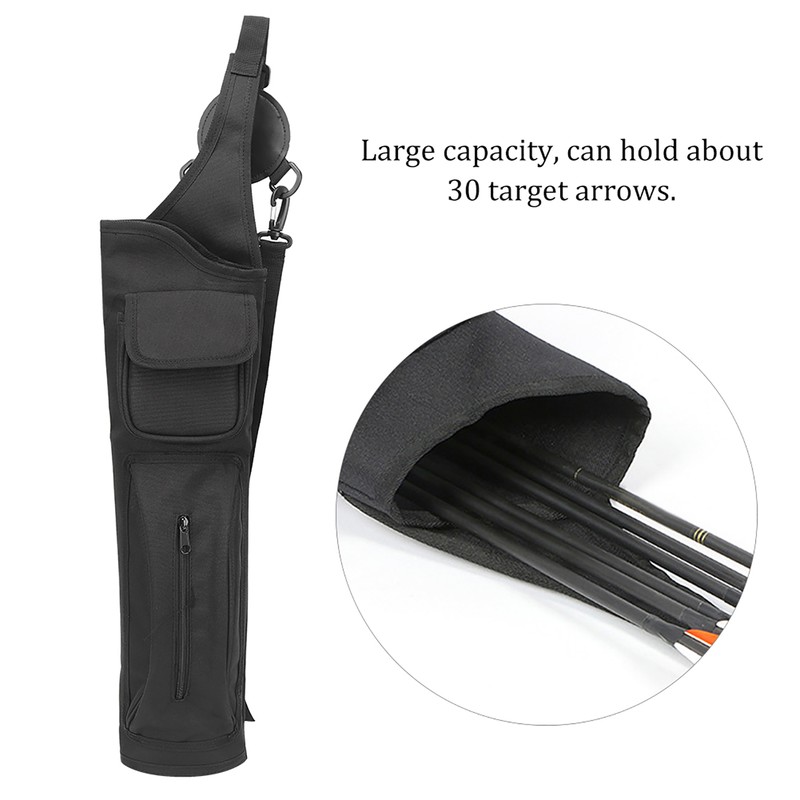 Universal Carbon Glass Fiber Arrows Case Canvas Quiver Backpack Type