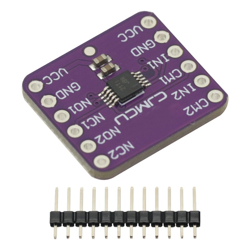 2Pcs TS5A23157 Dual Channel 10Ω SPDT Analog Switch Module Development