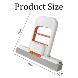 Mini Mop, Foldable Mini Mop for Small Spaces, Portable Cleaning Sponge for Kitchen Countertops, Bathroom Surfaces, Car Interiors, Glass, Desktop Dusting, Easy Storage and Use