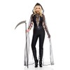 3 PC. Ladies Haunting Ghost Jumpsuit Costume Set - X-Small