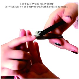 Singhigh Nail Clippers Set - Professional Manicure Pedicure kit Fingernail and Toenail Clipper Cutter (Slanted Tip Tweezers Eyebrow Scissors) Premium Stainless Steel Sharp Eyebrow Tool Kit (Set of 3)