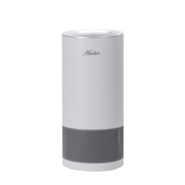 Hunter HP450UV Round Air Purifiers for Home, True HEPA Air Purifier Tower for Pets, Odors, Allergens, Smoke, Dust, VOC's. HEPA Air Purifiers for Bedroom and Small Room. White