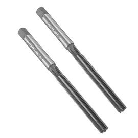 sourcing map Chucking Reamer 5/16" H7 High Speed Steel Lathe Machine Reamer 6 Straight Flutes Straight Shank Milling Cutter Tool for Metal Wood Hole Reaming 2 Pcs