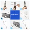 IThreeLuck 2 in 1 Wire Rope Crimping Tool Kit with
