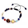Pulsera Brazalete Ajustable Planetas Sistema Solar Universo Diámetro 5 cm