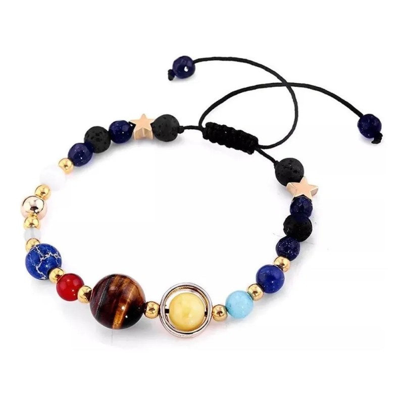 Pulsera Brazalete Ajustable Planetas Sistema Solar Universo Diámetro 5 cm