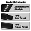 Vearter 12" Core Drill Bit Extension Rod with 1-1/4"-7 Male