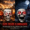 QZNICE - Decoración De Esqueleto De Halloween Para Jardín Con