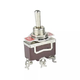 Unbranded/Generic 2x Momentary Metal Toggle Switch 3-Position Return Screws Car 12V / AC 125V/250V