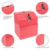 Kyodoled Metal Suggestion Box with Lock Wall Mounted Ballot Box