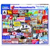 WHITE MOUNTAIN PUZZLES I Love Massachusetts Puzzle, 1 EA