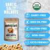 Brothers Nuts Garlic Salty Walnuts – Organic, Sprouted Walnuts –