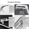 Riomhorry 50" Snake Tongs Collapsible Grabber Tool, Professional Reptile Snake