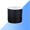 Black String for Bracelets, 0.8mm Nylon Threads for Jewelry Making,