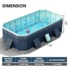 Foldable Pool, Non-Inflatable Swimming Pool for Kids, Adults and Pets,