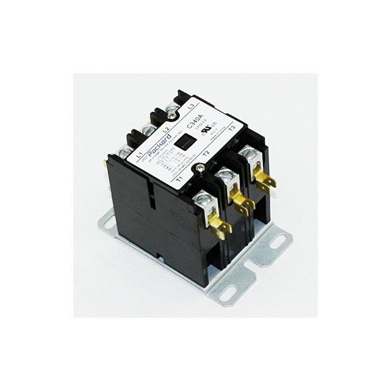 Packard C340A 3 Pole 40 Amp Contactor 24 Volt Coil