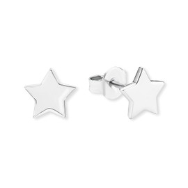 s.Oliver "Stars" Stud Earrings Made of Shiny 925 Sterling Silver