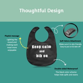 We&Life Adult Bibs for Eating, Funny Adult Bib, Adult Bibs for Men and Women Funny, Adult Clothing Protector