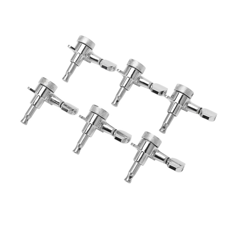 6 Set Tuning Pegs Electric Guitar Machine Heads Tuners Parts