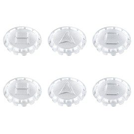 Faucet Index Buttons Fits for Pfister Price Verve Faucets, 6 PCS Hot and Cold Shower Knobs Replacement for Danco 80677 Index Button, Upgrade Bathroom Faucet Handle Button