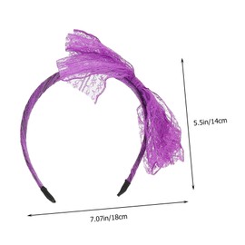 minkissy 4pcs Bowknot Headbands Hair Accessories Girl Chic Hairband Party Head Decor for Women