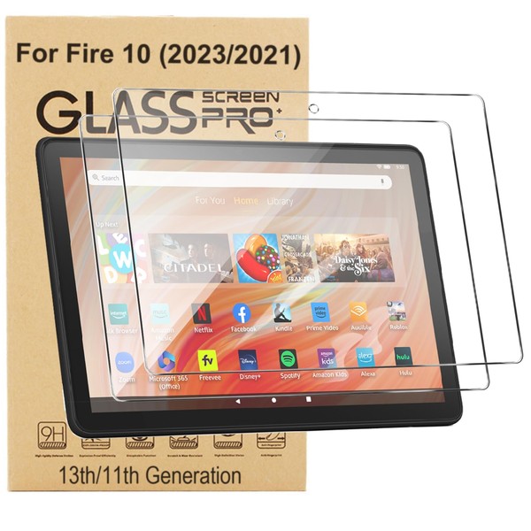 Ytuomzi Screen Protector For 10.1" Tablet 2023 Model, Tempered Glass