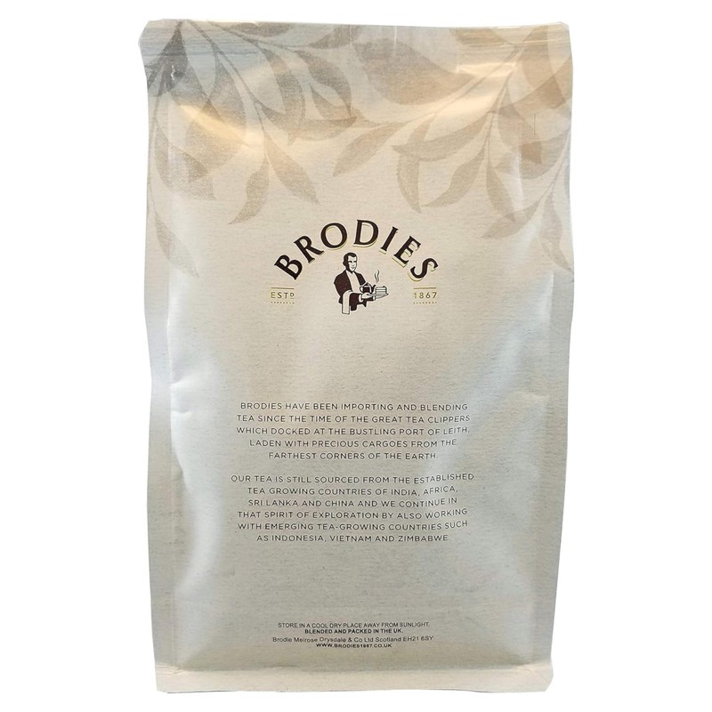 Brodies Tea, Earl Grey Tea, Loose Leaf Black Tea Imported