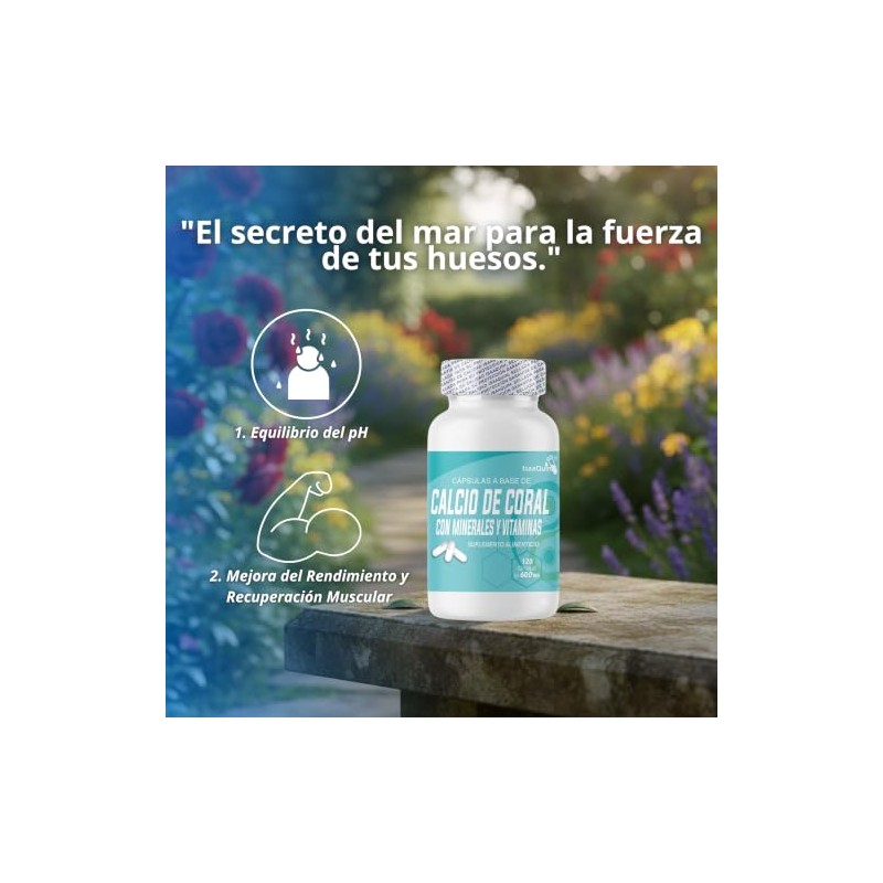 Calcio de Coral con Vitaminas C, D3 y E |